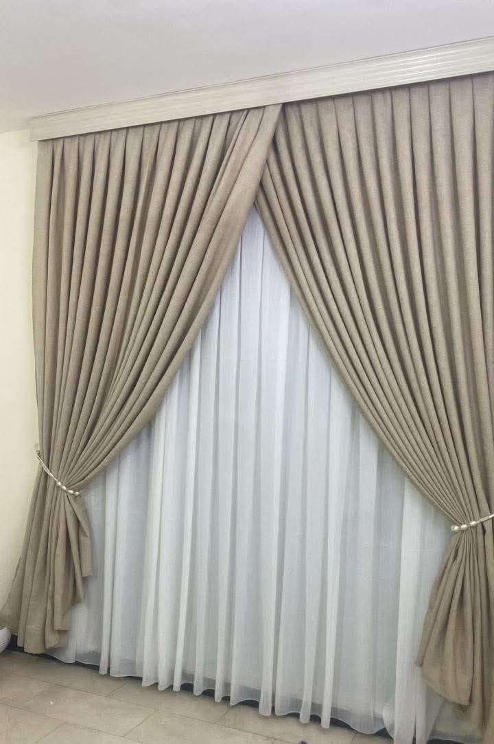 تركيب الستائر والنجف